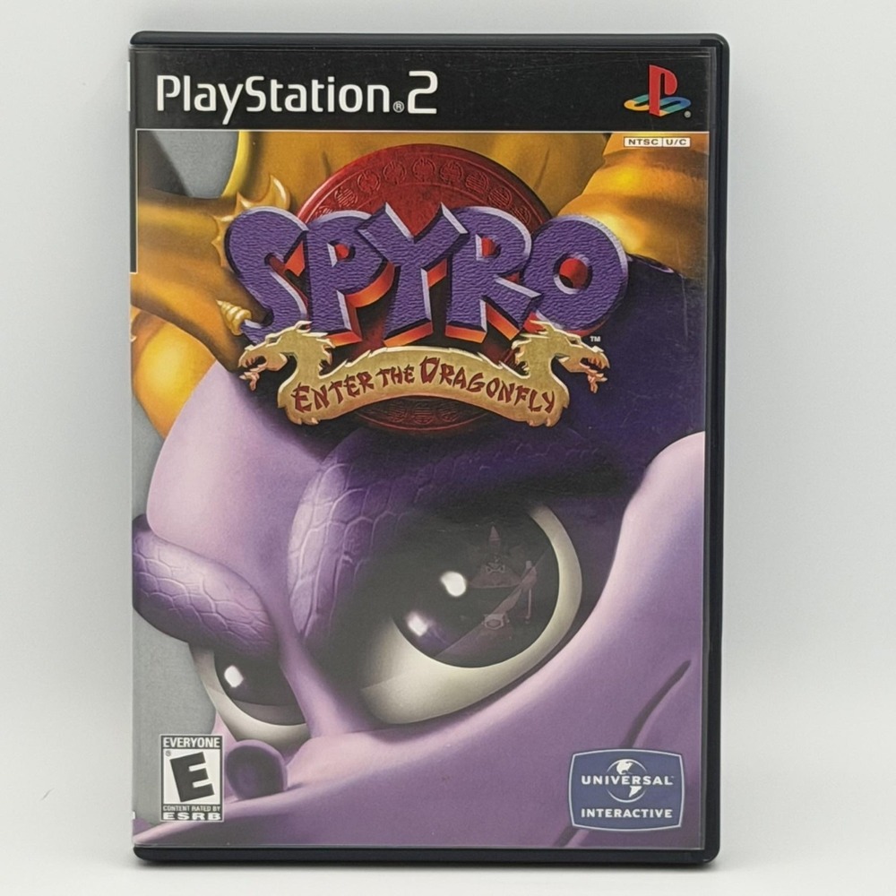 Spyro Enter The Dragonfly Sony PlayStation 2 PS2 Universal ESRB E NTSC-U/C
